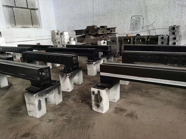 Sand cast aluminum product display