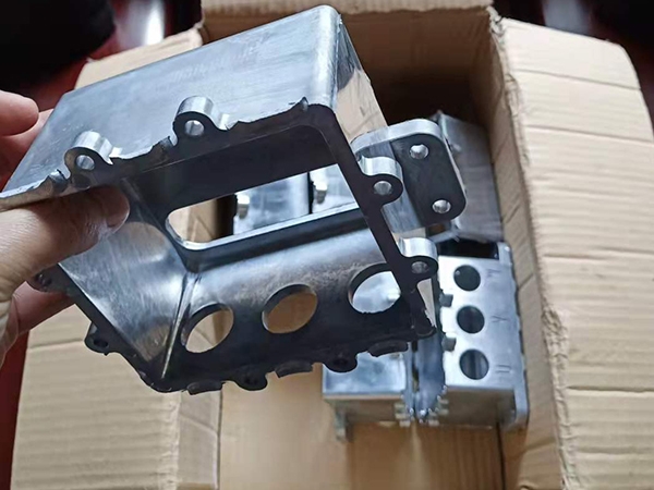 Display of die cast aluminum products