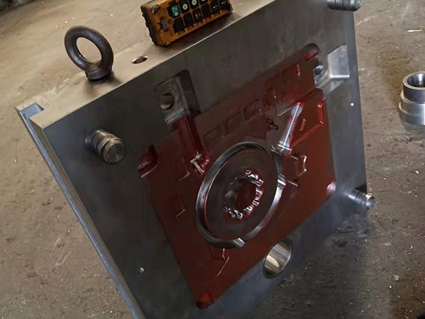 Display of die cast aluminum products