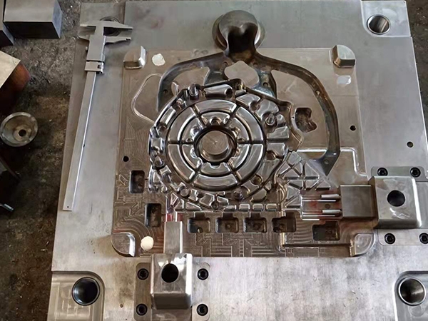 Display of die cast aluminum products