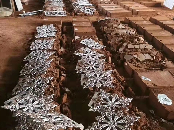 Display of Sand Casting Aluminum Products